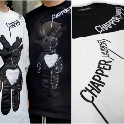 Bear Embroidery Oversized Tee