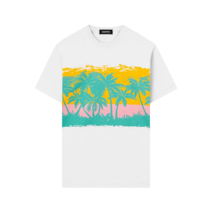 Hawai Palm Tree Oversized Tee