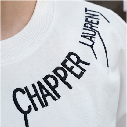 Bear Embroidery Oversized Tee