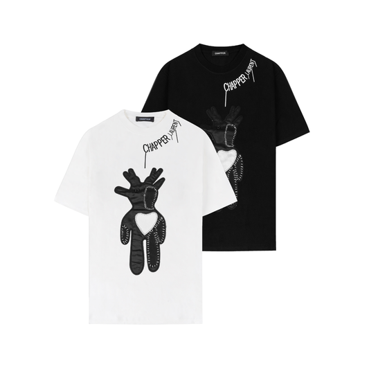 Bear Embroidery Oversized Tee