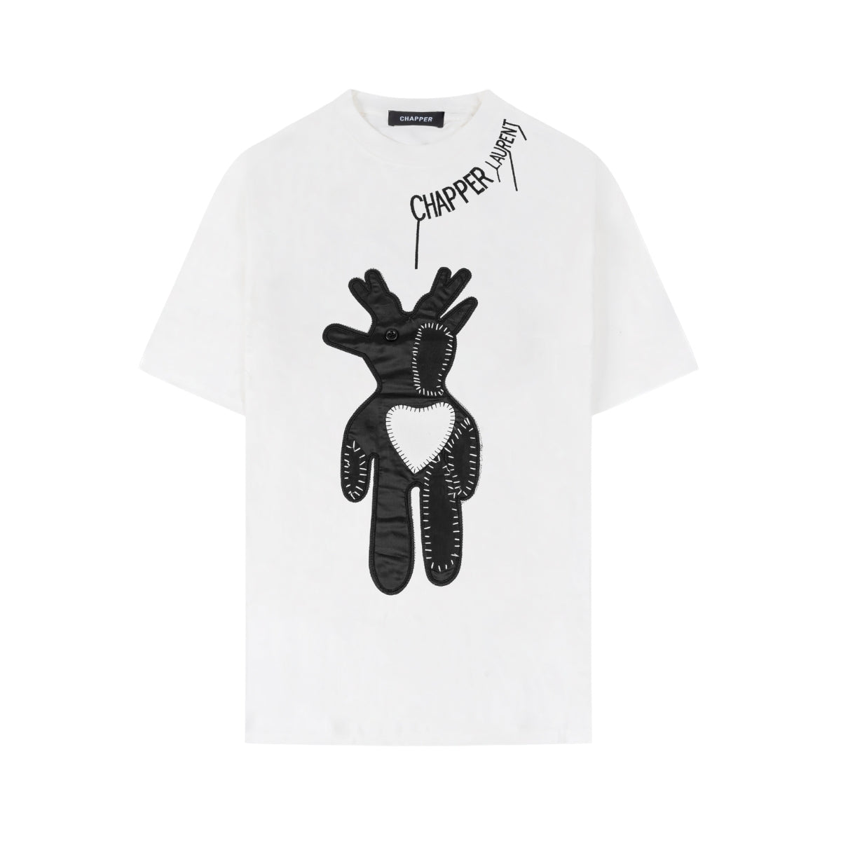 Bear Embroidery Oversized Tee