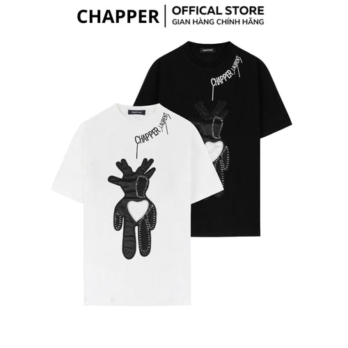 Bear Embroidery Oversized Tee