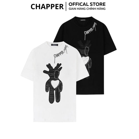 Bear Embroidery Oversized Tee